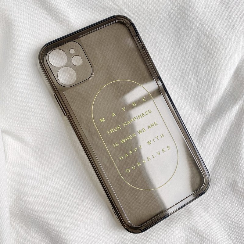 可來圖定制 iPhone全包灰色透明保護殼 - 手機殼/手機套 - 其他材質 灰色