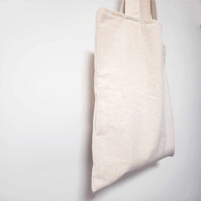 Customized models Linen cotton bag side backpack - Messenger Bags & Sling Bags - Cotton & Hemp White
