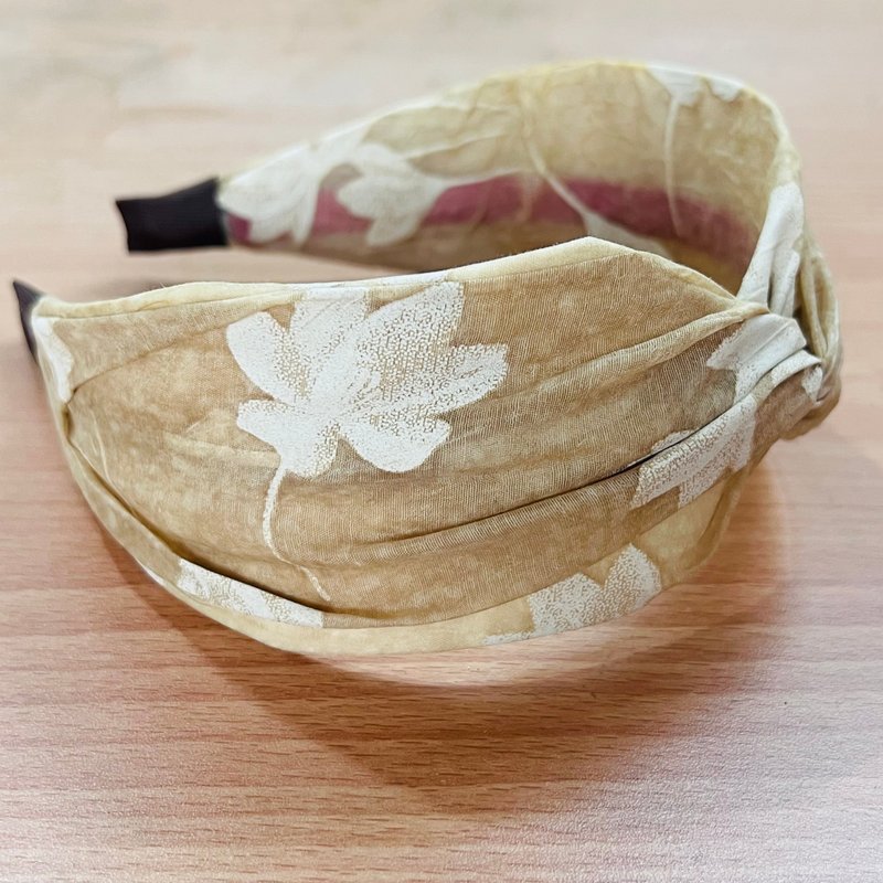 MOYA手工髮箍 大勝系 葉子 - 髮夾/髮圈 - 其他材質 藍色
