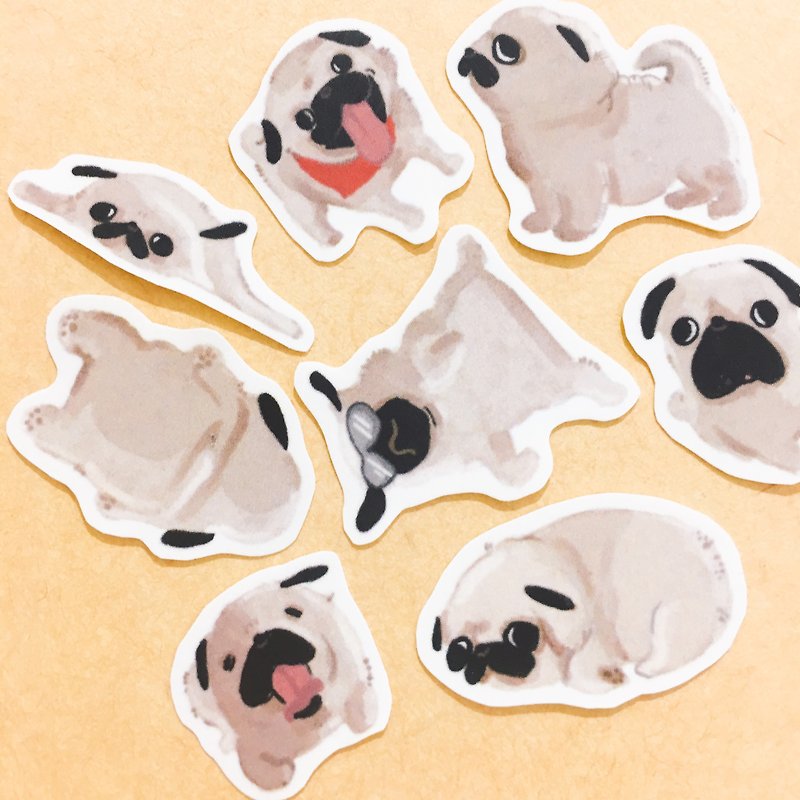 Happy Boy/Sticker Pack 8pcs - Stickers - Paper Khaki