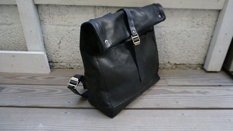 Hand-stitched backpack - Backpacks - Genuine Leather 