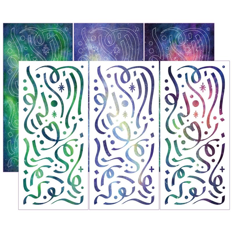Cosmic Confetti seal sticker (haeparine) - 貼紙 - 紙 多色