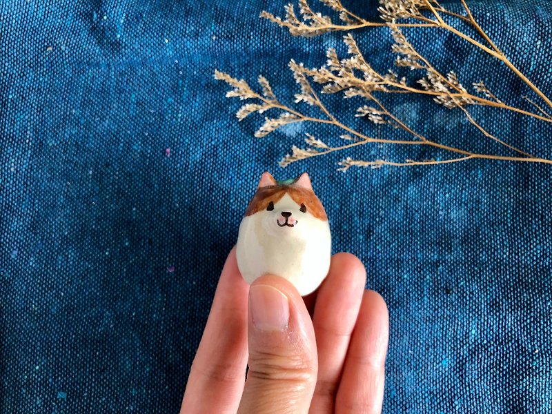 Tiny dog vase - เซรามิก - ดินเผา สีนำ้ตาล