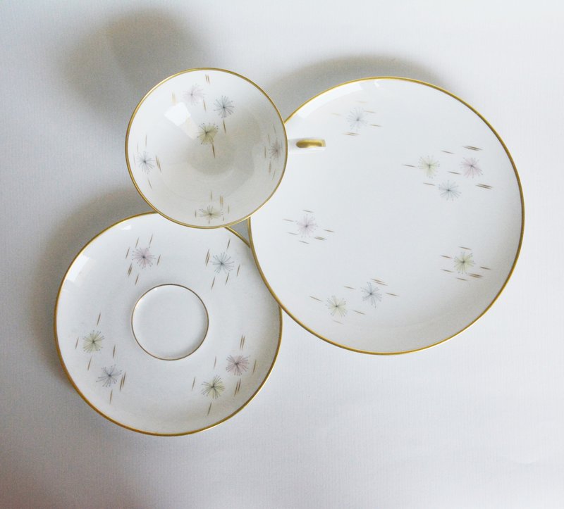 德國古董下午茶杯盤組 - 茶壺/茶杯/茶具 - 瓷 白色