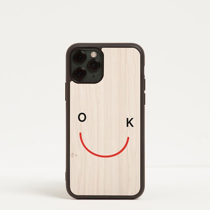 [Pre-Order] Log Phone Case/OK-iPhone/Huawei - เคส/ซองมือถือ - ไม้ สีนำ้ตาล