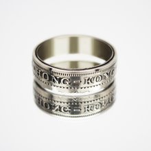 日本 コインリング 50銭 1898年 (レプリカ) 男性用コインリング