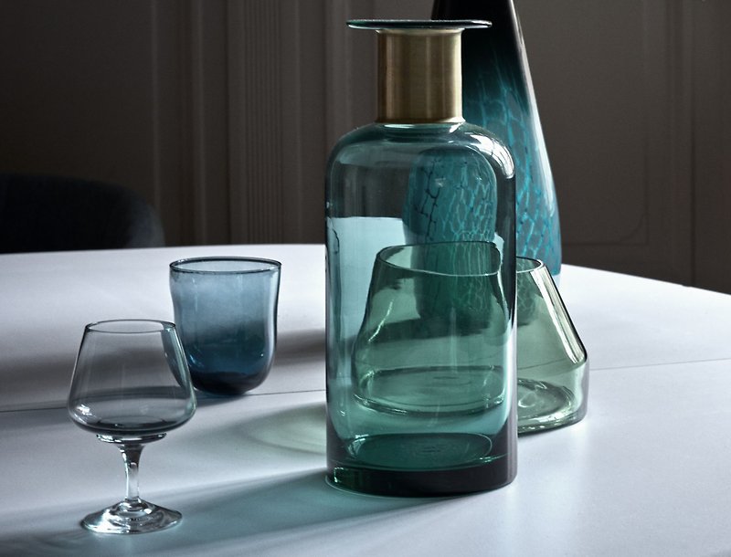 [Nordic BOLIA] Twisted Irregular Glass - ถ้วย - แก้ว หลากหลายสี