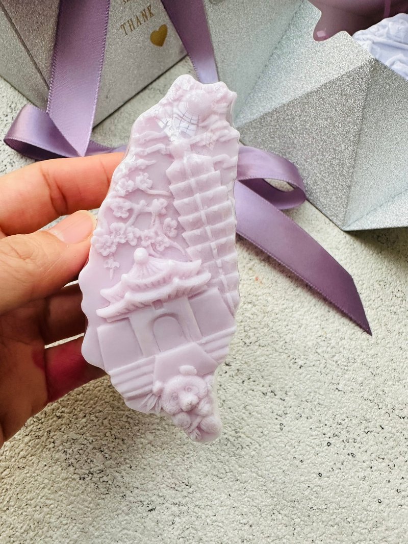 Taiwan Scenery Soap | Single Bar Shaped Handmade Soap Gift Box | Secret Santa Gift | Cultural & Creative Gift - Soap - Other Materials Multicolor