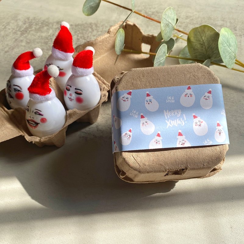 34% off [Christmas Gift Box] Holy Egg Husband 4 Surprise Eggs - Toiletry Bags & Pouches - Polyester Red