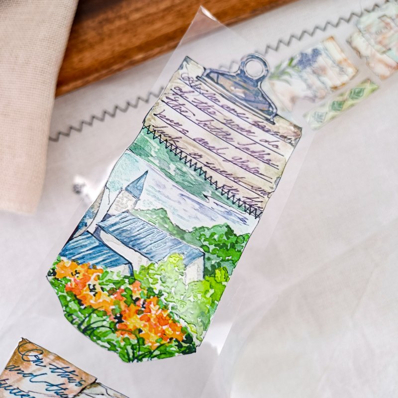 NO 449 鄉野日記 Rural Diary / 紙膠帶 Masking Tape - 紙膠帶/和紙/PET - 塑膠 多色