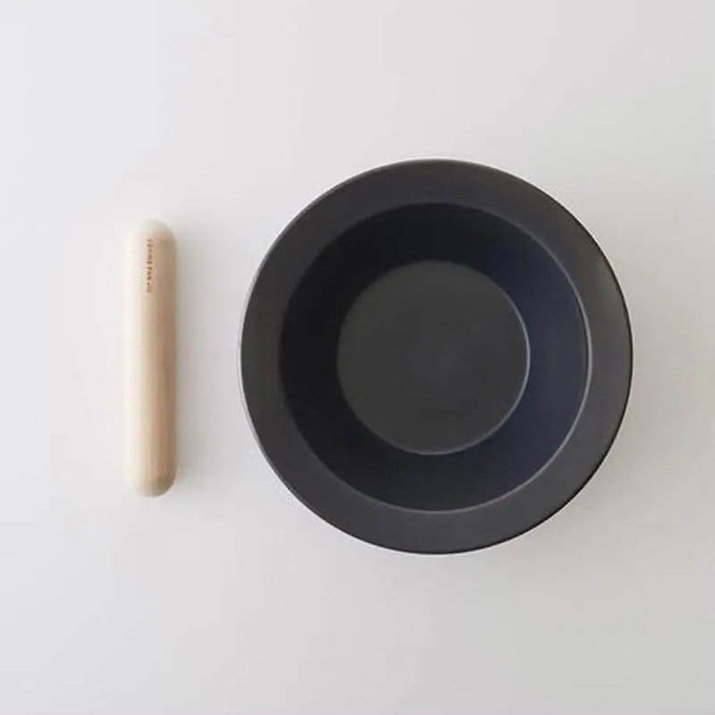 【Fujita Kinzoku】 FRYING PAN JIU Deep type M size with handle set - Cookware - Other Metals Black