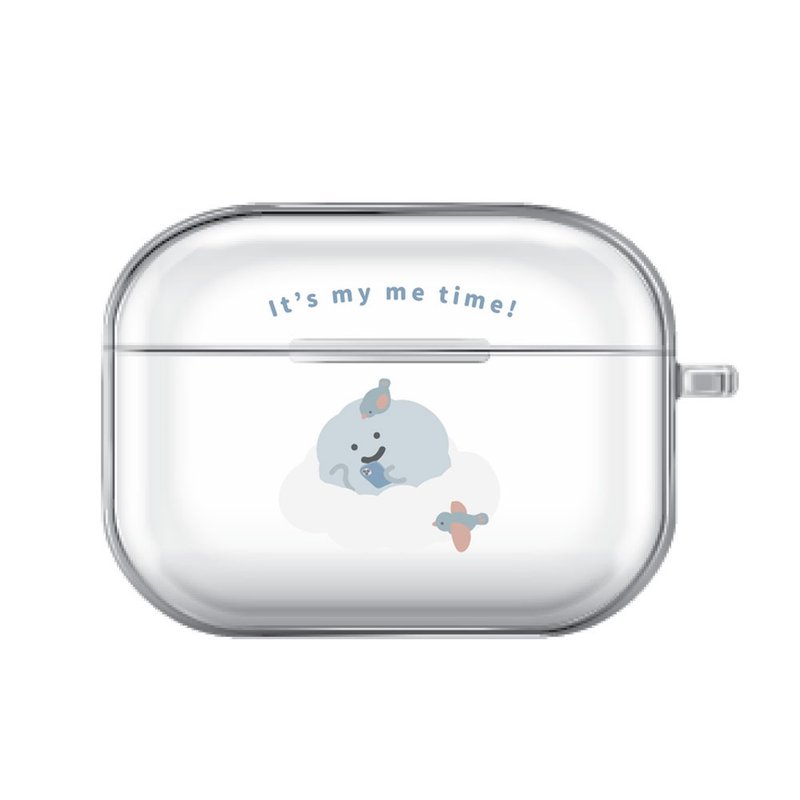 Me Time-AirPods1/2/3/4/Pro/Pro2 韓國連體耳機保護套 耳機殼 - AirPods/耳機保護套 - 塑膠 透明