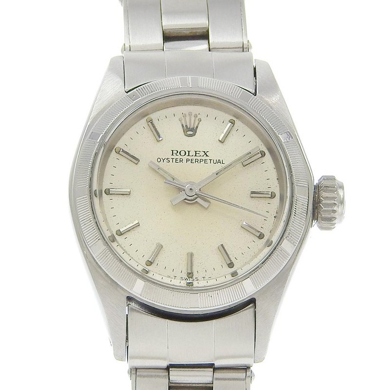 [Direct from Japan] ROLEX Oyster Perpetual Wristwatch 6623 Stainless Steel Automatic Silver Dial Ladies' [Used] - Women's Watches - Stainless Steel Silver