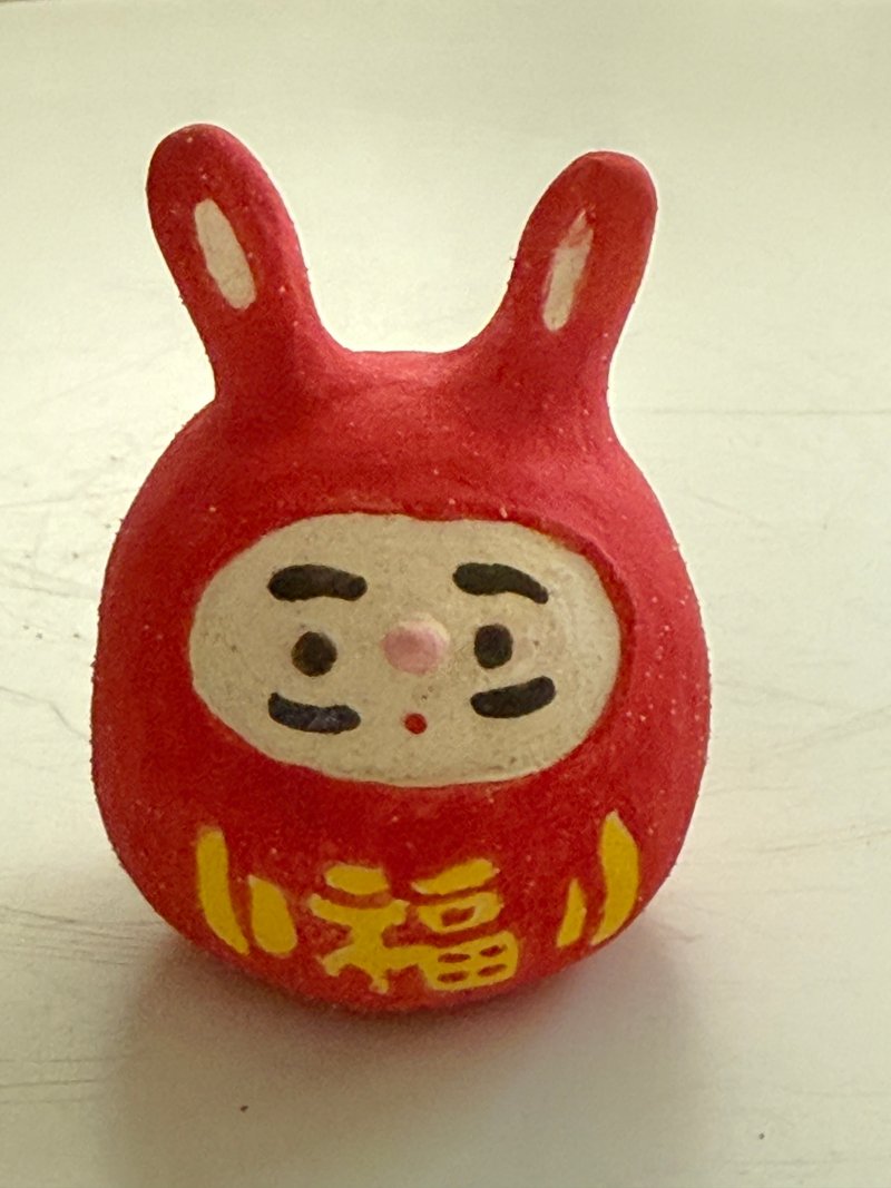 小福神 兔 - 公仔/玩偶 - 陶 