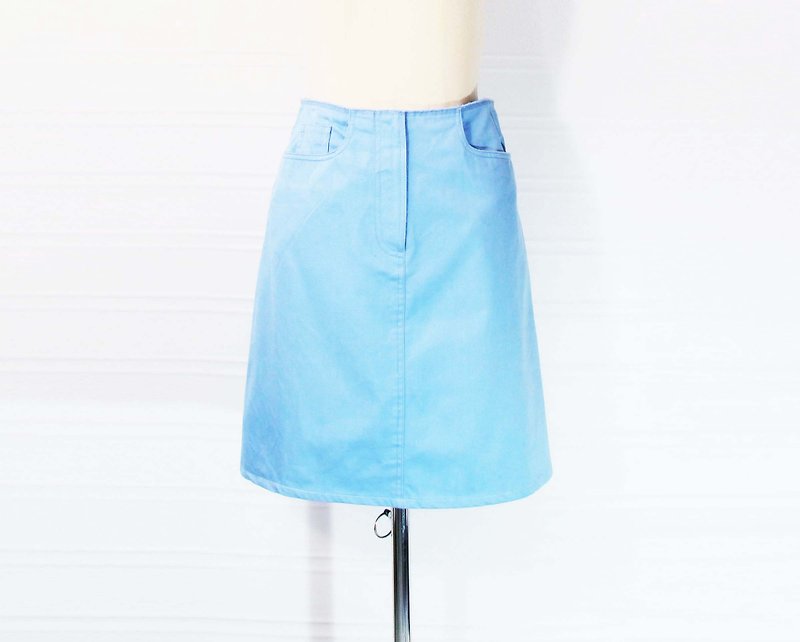 Wahr_ denim skirt Skirt - กระโปรง - วัสดุอื่นๆ 