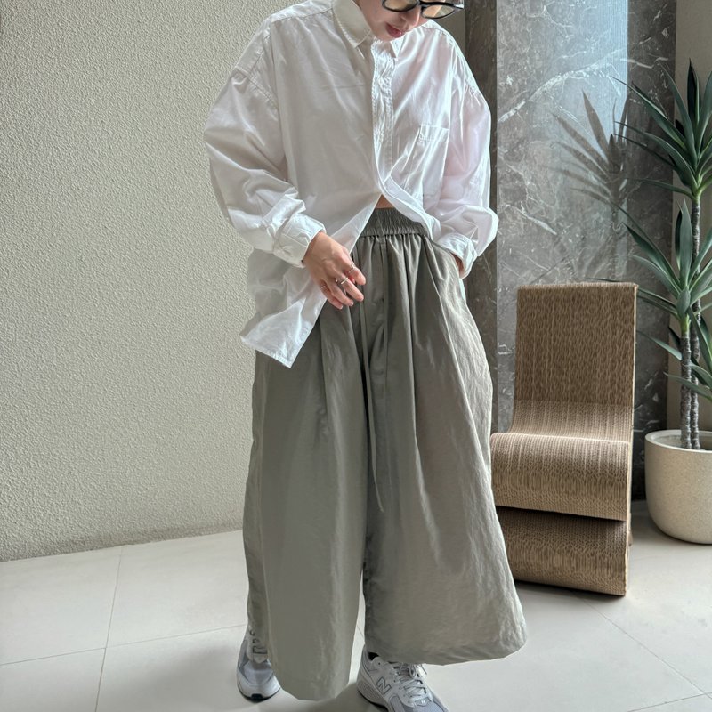 Giant Pants : Ash grey - กางเกงขายาว - วัสดุอื่นๆ สีเทา