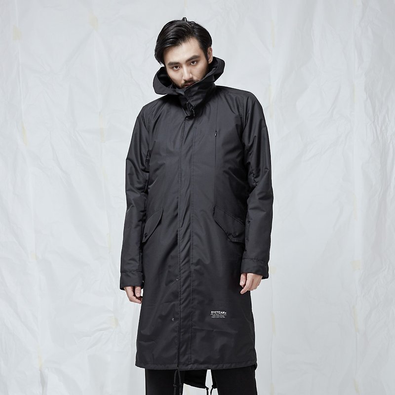 DYCTEAM - 3M Waterproof M65 Long Coat waterproof military coat - เสื้อฮู้ด - วัสดุกันนำ้ สีดำ