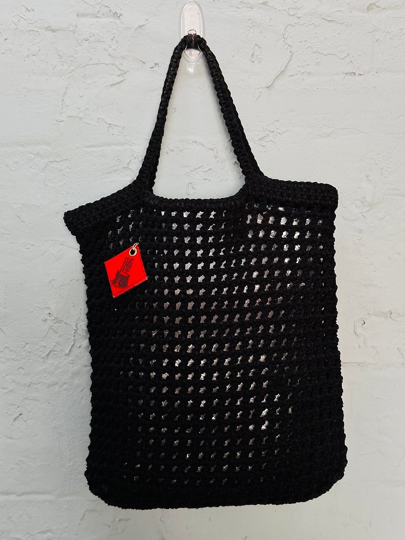 Crochet large tote bag/Crochet design/Handmade crochet/Can be customized - Handbags & Totes - Other Man-Made Fibers 