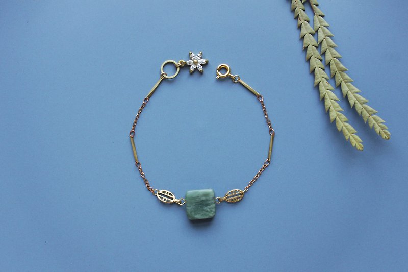 Astrolabe - bracelet - Bracelets - Other Metals Green
