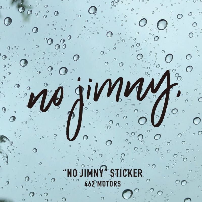 no jimny カッティングステッカー - 貼紙 - 其他材質 