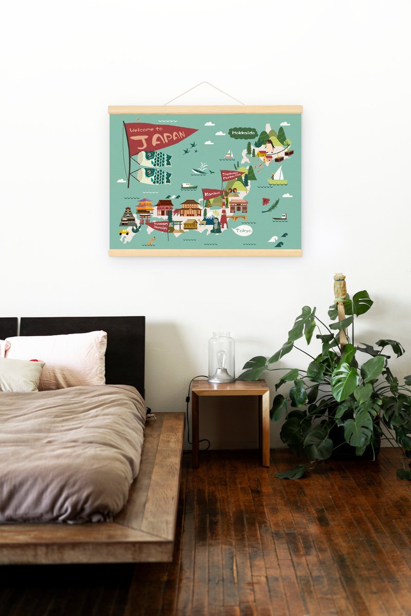 掛畫(52*37cm) |HI JAPAN 畢業 禮物 畢業季 - 海報/掛畫/掛布 - 其他材質 多色