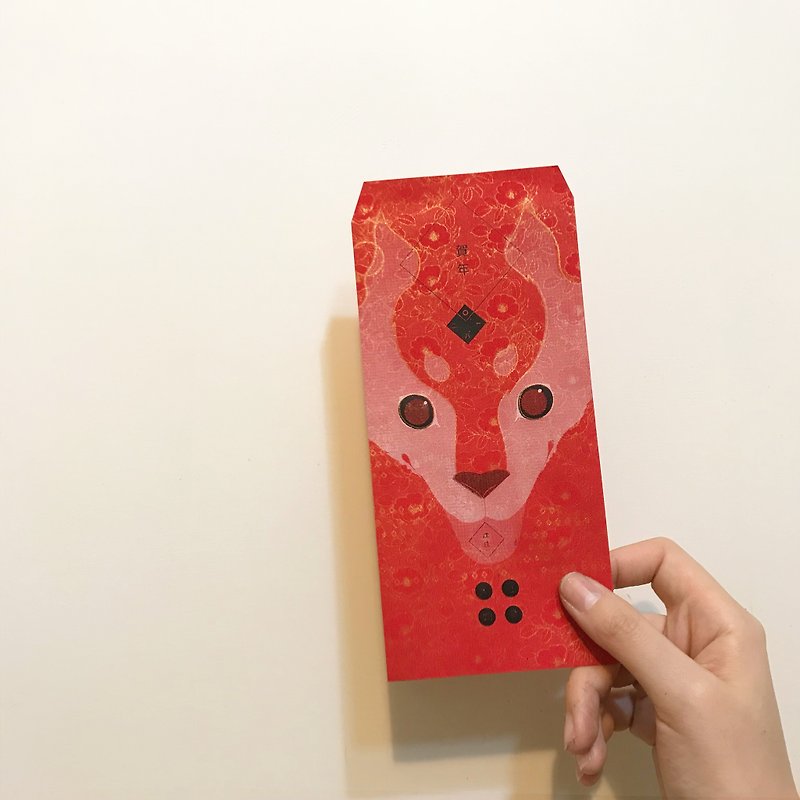 | He Chun | 2018 silk printed red envelope * 2 into - ถุงอั่งเปา/ตุ้ยเลี้ยง - กระดาษ สีแดง