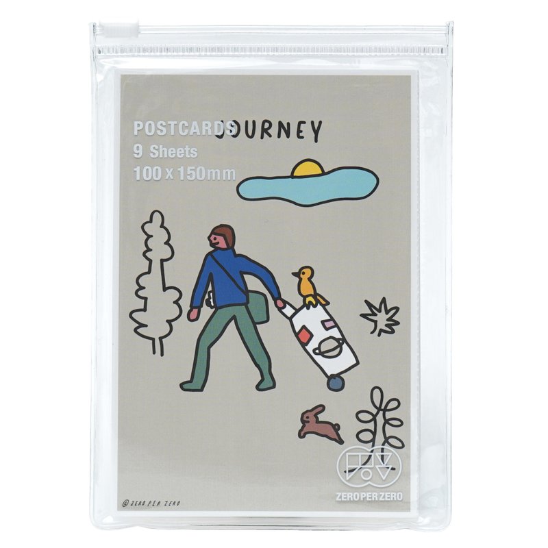 Postcard Set Travel Journey - Cards & Postcards - Paper 