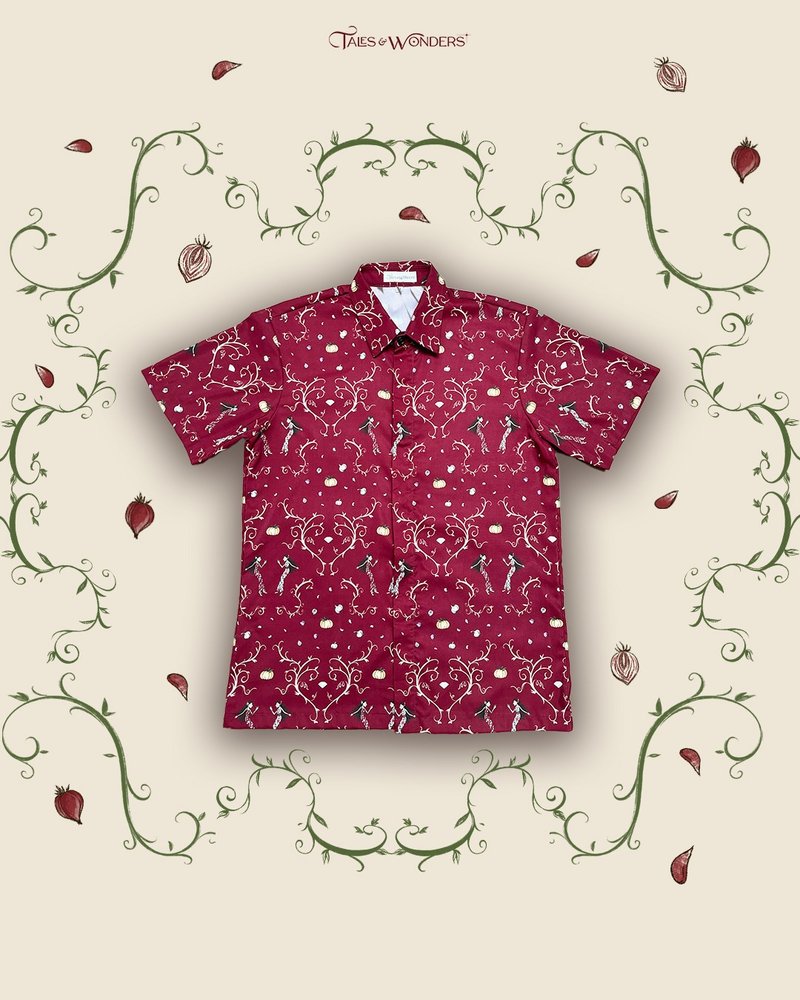 Bawang Merah Bawang Putih Shirt - 帽T/大學T - 棉．麻 紅色
