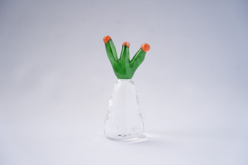 Frog Hand Ring Holder - อื่นๆ - แก้ว สีเขียว