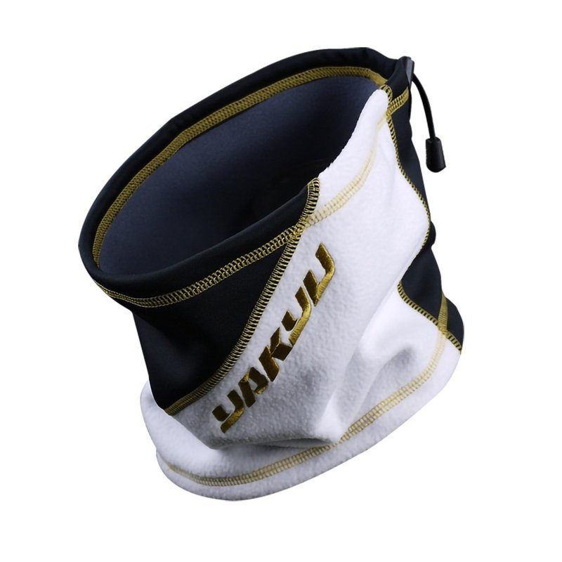 【野YAKYU】流線剪接造型護頸套 - 黑/白 - 運動配件 - 其他人造纖維 多色