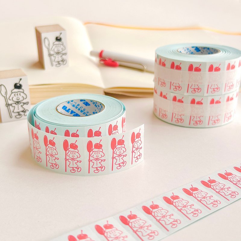 ラベラーシール  スイーツな子 - 貼紙 - 紙 