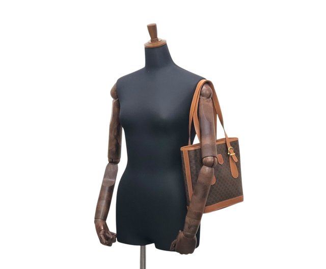 日本直送 名牌中古包 】CELINE セリーヌ マカダム トートバッグ 日本直送 名牌中古包 】CELINE セリーヌ マカダム トートバッグ