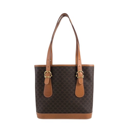 日本直送 名牌中古包 】CELINE セリーヌ マカダム トートバッグ 日本直送 名牌中古包 】CELINE セリーヌ マカダム トートバッグ