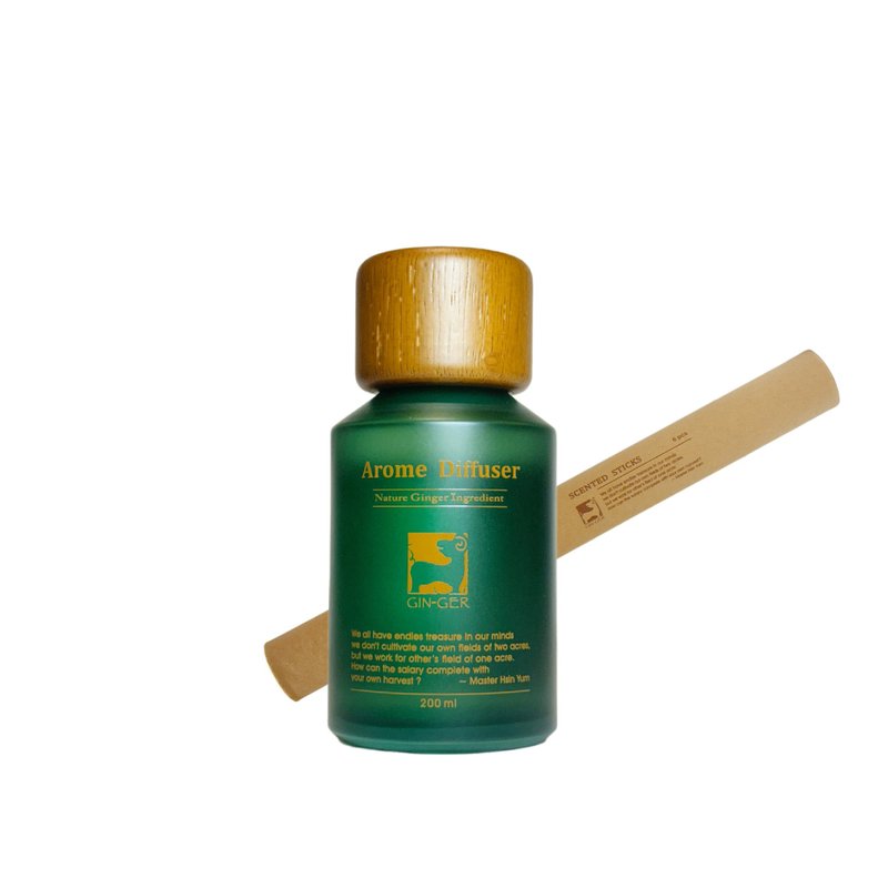 【GIN-GER】碧露梔子薑芬擴香瓶 200ml - 香氛/精油/擴香 - 精油 