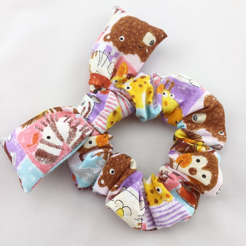 Donut butterfly hair bundle --- with butterfly wings, cute broken table - เครื่องประดับผม - ผ้าฝ้าย/ผ้าลินิน 