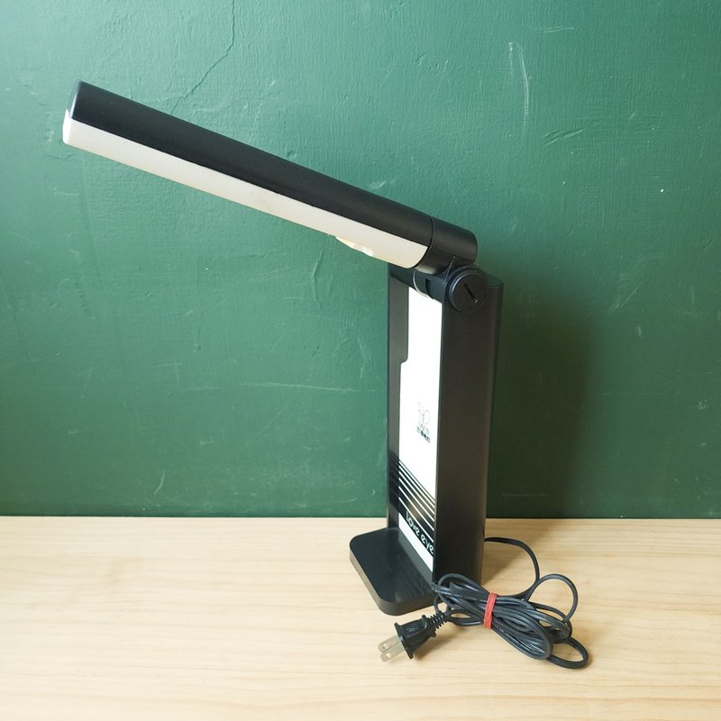 [Arctic second-hand groceries] Taiwan’s early desk lamp with tube and three-piece desk lamp - Lighting - Plastic Black