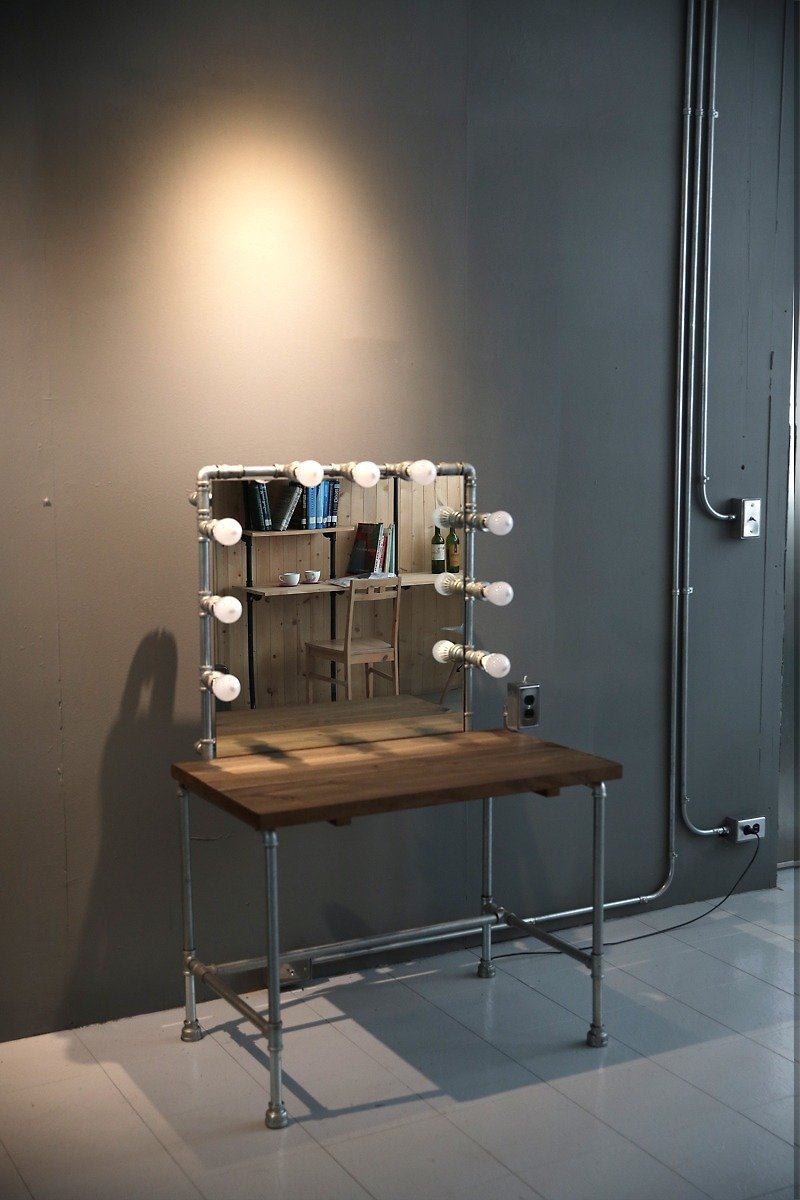 Industrial wind business use_pipe dressing table/dressing table - อื่นๆ - โลหะ 