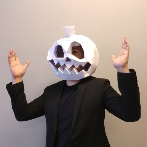 ハロウィンパーティー_DIY素材キット_ハンドメイド_ペーパークラフト_ハロウィンパーティーハロウィンパンプキンマスク