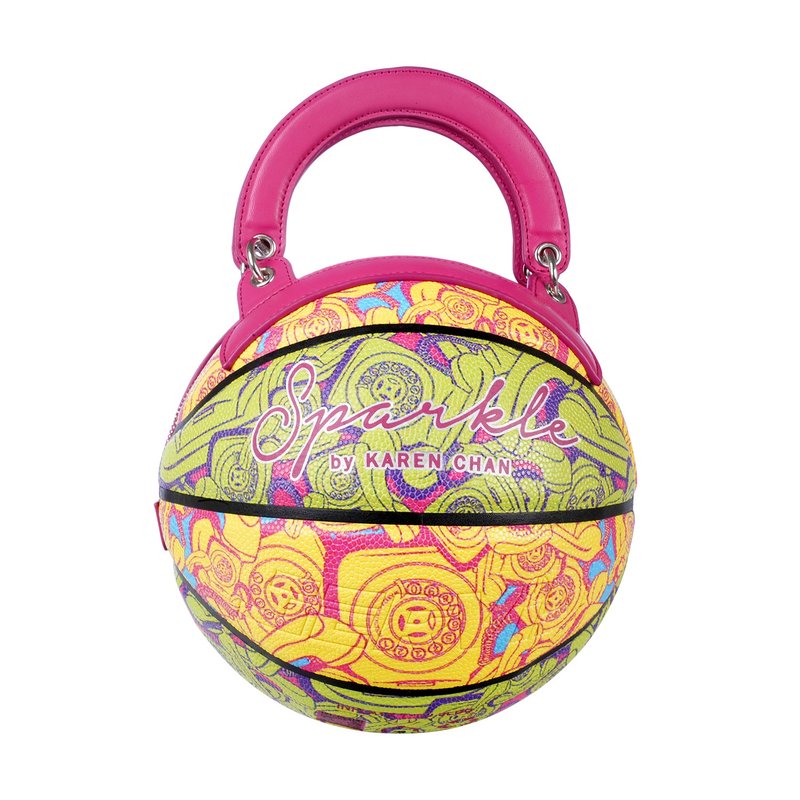 【ROTARY TELEPHONE】Basketball Basketball Handbag - กระเป๋าถือ - ยาง 