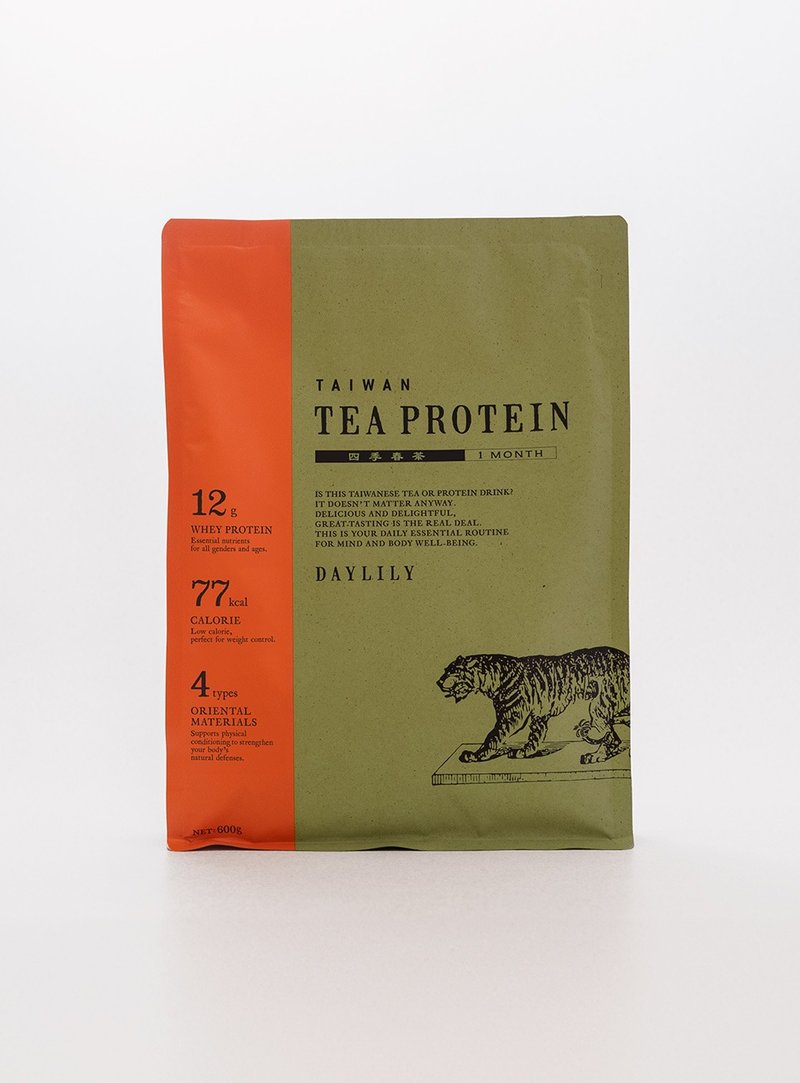 Sugar-free Taiwan Tea Whey Protein TAIWAN TEA PROTEIN [Four Seasons Spring Tea] Large Capacity - Health Foods - Paper Green