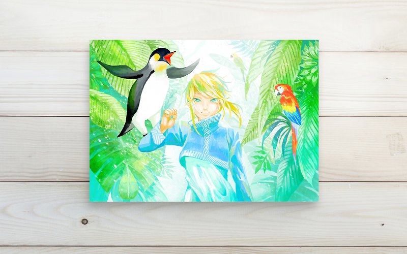 Disappearance of tropical and polar border / postcard postcard - Cards & Postcards - Paper 