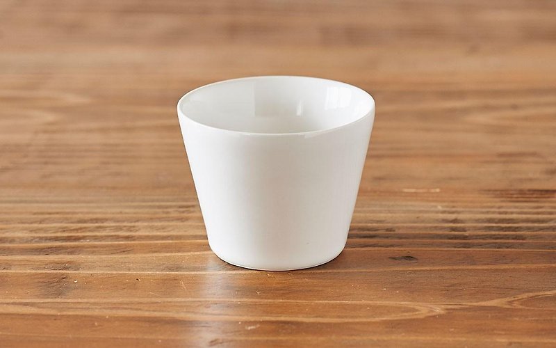 Cup truncated cone white - แก้วมัค/แก้วกาแฟ - ดินเผา ขาว