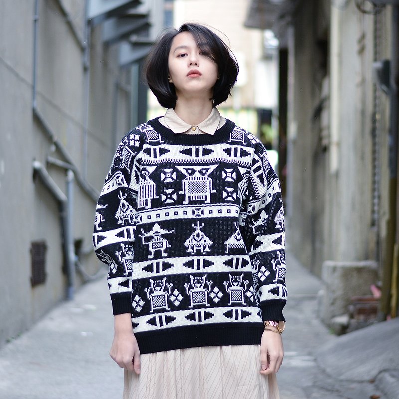 Two-dimensional | Vintage sweater - Women's Sweaters - Other Materials 