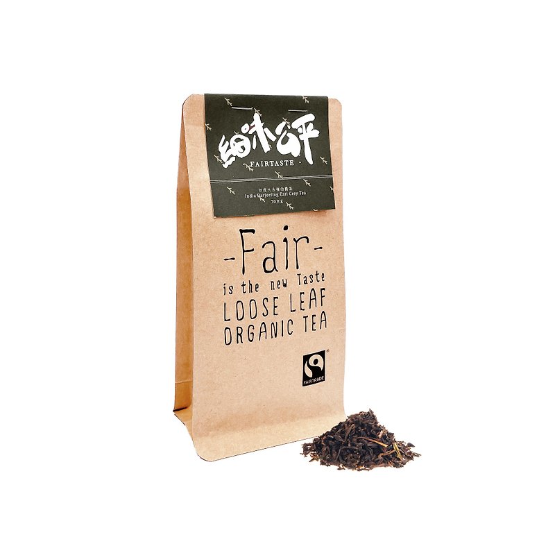 FAIRTASTE - Organic Earl Grey Tea Leaf (70g) - Tea - Paper Khaki