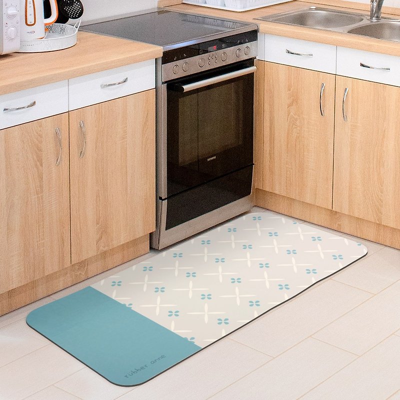 [rubber anne] 10 seconds top-absorbing soft diatomite water-absorbing floor mat tile years (80x38cm) - Rugs & Floor Mats - Other Materials Multicolor