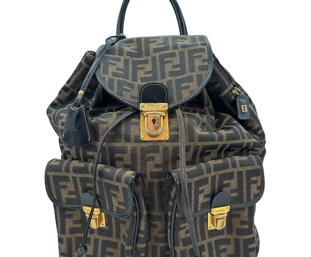 日本直送】フェンディ FENDI リュック・デイパック ズッカ柄