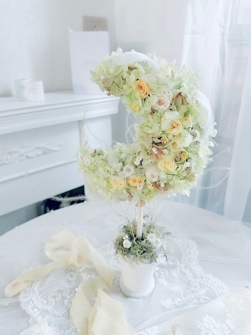【Joy of the Moon】Eternal Life Flower Ceremony/Valentine's Day Gift/Opening Flower Ceremony/Home Decoration/Birthday Gift - Dried Flowers & Bouquets - Plants & Flowers 