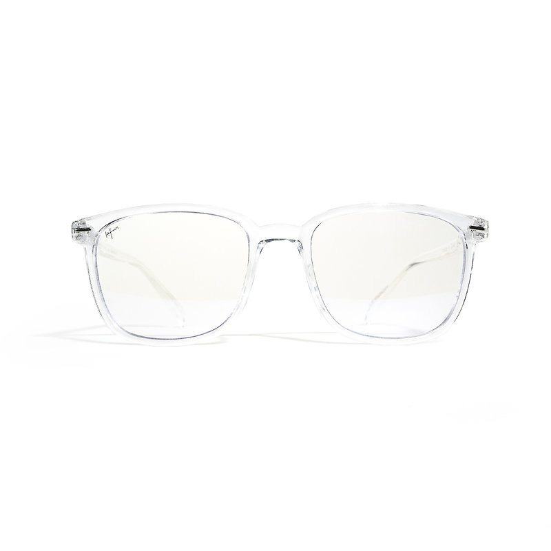 成人 威靈頓框型 濾藍光眼鏡 - 木系列 氣 : Air - 眼鏡/眼鏡框 - 塑膠 透明
