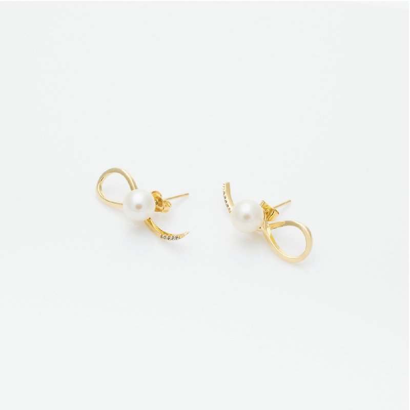 Jolie earrings - ต่างหู - โลหะ สีทอง