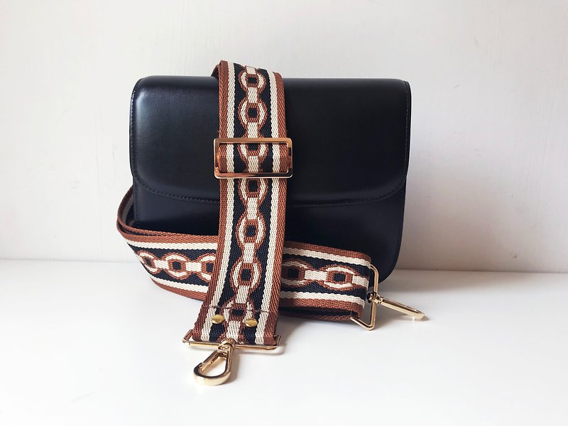 2 inch wide straps, cotton woven straps, backpack straps can be adjusted and can be replaced with jacquard straps - Handbags & Totes - Cotton & Hemp Red